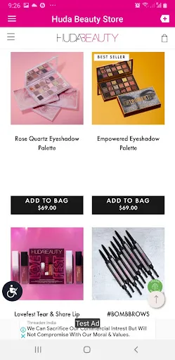 Скриншот 5 — Huda Beauty & Skin Care Store