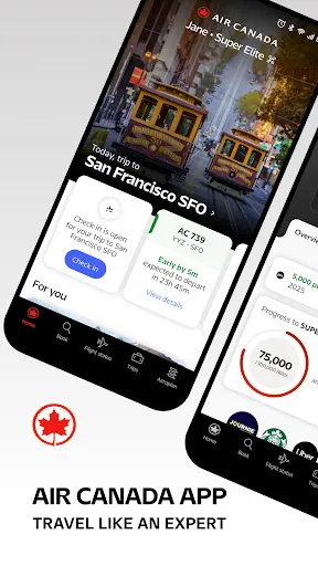 Скриншот 1 — Air Canada + Aeroplan