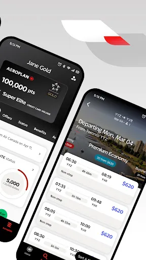 Скриншот 2 — Air Canada + Aeroplan