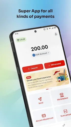 Скриншот 1 — Aircash