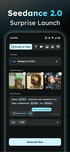 Скриншот 1 — AIReel : AI Video Generator