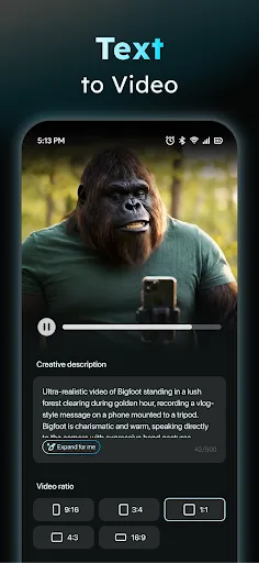 Скриншот 3 — AIReel : AI Video Generator