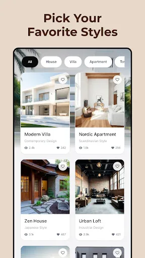 Скриншот 2 — Archo – AI Interior Design
