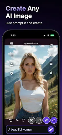 Скриншот 1 — PromptApp: AI Image Generator