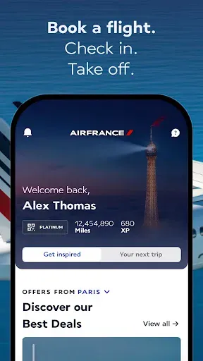 Скриншот 1 — Air France - Забронируйте рейс