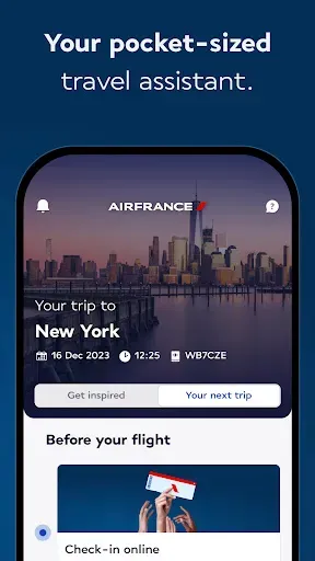 Скриншот 2 — Air France - Забронируйте рейс