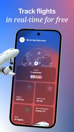 Скриншот 2 — AirHelp・Flight Tracker & Claim
