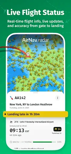 Скриншот 2 — AirNav Radar — Pадар Cамолетов