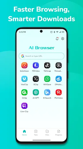 Скриншот 1 — AI Search: Smart Web Browser