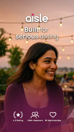 Скриншот 1 — Aisle - Dating App For Indians