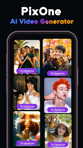 Скриншот 6 — AI Kiss Video Maker: PixOne
