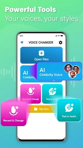 Скриншот 1 — AI Voice changer: Sound Effect