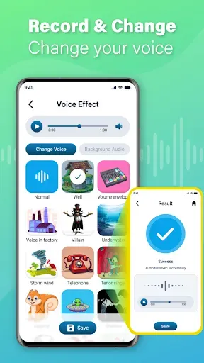 Скриншот 2 — AI Voice changer: Sound Effect