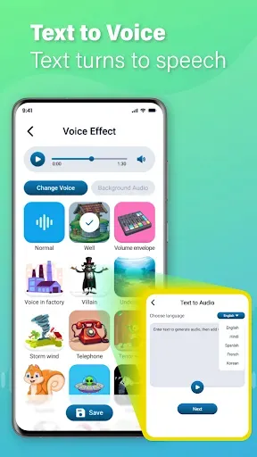 Скриншот 3 — AI Voice changer: Sound Effect