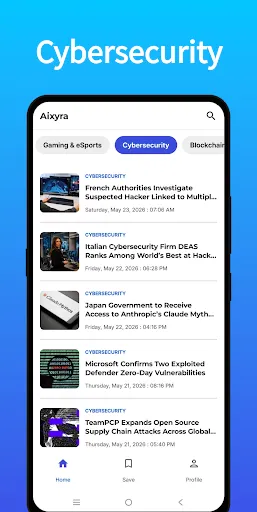Скриншот 3 — Aixyra - AI & Tech News