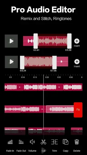 Скриншот 1 — Монтаж музыки - редактировать