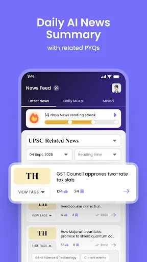 Скриншот 2 — PadhAI: UPSC IAS Exam AI 2026
