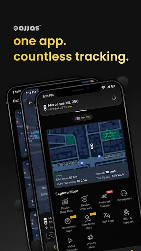 Скриншот 1 — Ajjas: Smart GPS Tracking App