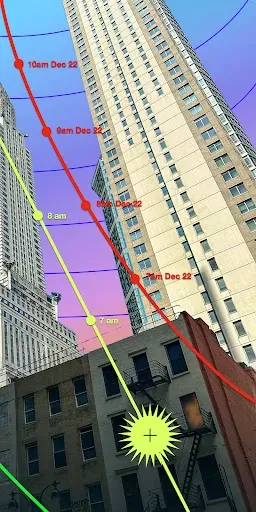 Скриншот 2 — Sun Seeker: Sunlight Tracker