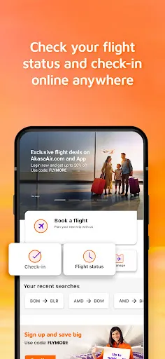 Скриншот 2 — Akasa Air: Book Flight Tickets