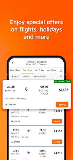 Скриншот 3 — Akasa Air: Book Flight Tickets