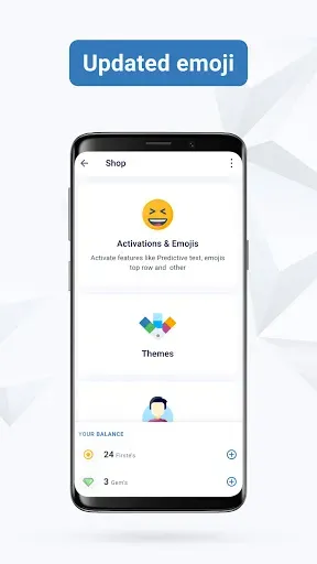 Скриншот 3 — AKeyboard + Emoji