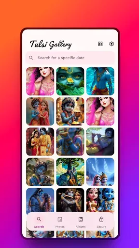 Скриншот 1 — Tulsi Gallery App