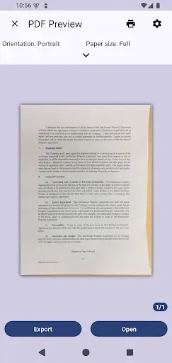 Скриншот 4 — OSS PDF Document Scanner,  OCR