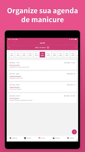 Скриншот 8 — Agenda para Manicure - AppNail