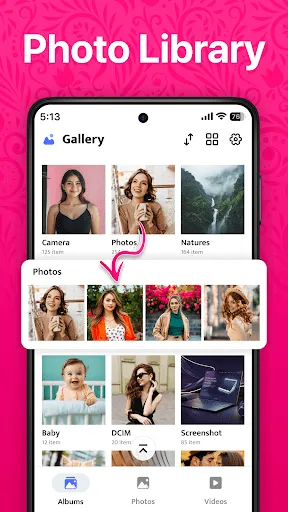Скриншот 1 — Gallery - Photo Album