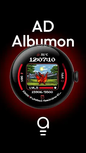 Скриншот 1 — AD Albumon Animated Watch Face
