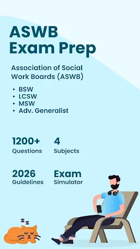 Скриншот 1 — ASWB BSW LCSW MSW | Exam Prep