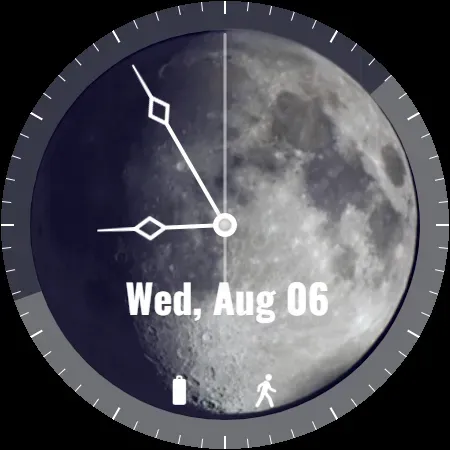 Скриншот 5 — The Moon Watch Face