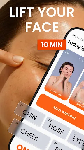 Скриншот 3 — Liftique: Face Fitness