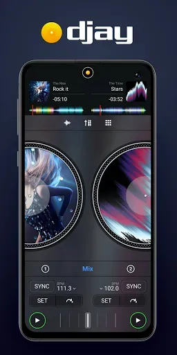 Скриншот 1 — djay - DJ App & AI Mixer