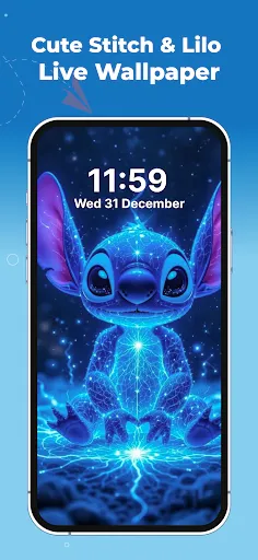 Скриншот 1 — Stitch 4K Live Wallpaper Lilo