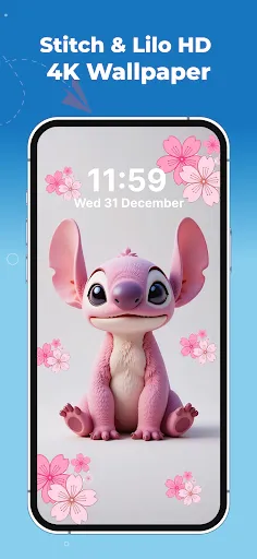 Скриншот 2 — Stitch 4K Live Wallpaper Lilo