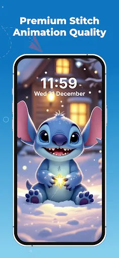 Скриншот 4 — Stitch 4K Live Wallpaper Lilo