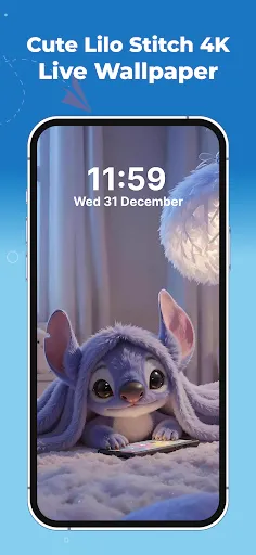 Скриншот 5 — Stitch 4K Live Wallpaper Lilo