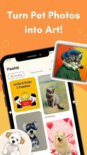 Скриншот 1 — Pawtist: Pet Travel Postcards