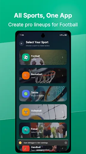 Скриншот 1 — Lineup Builder
