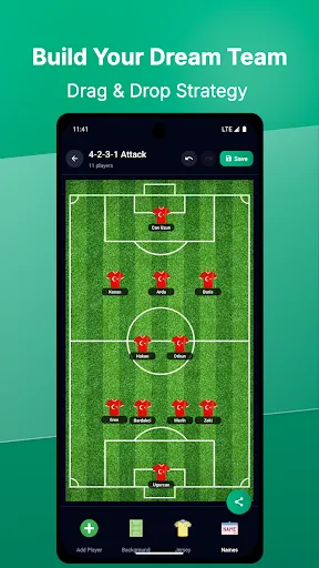 Скриншот 3 — Lineup Builder