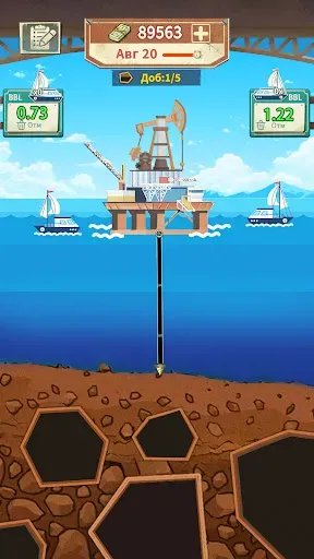 Скриншот 2 — Oil Era - Idle Mining Tycoon