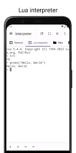 Скриншот 4 — LuaDroid - ide for lua