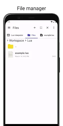 Скриншот 6 — LuaDroid - ide for lua