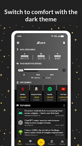 Скриншот 8 — SubX - Subscription Manager