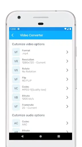 Скриншот 2 — All Video Converter - mp4, mp3
