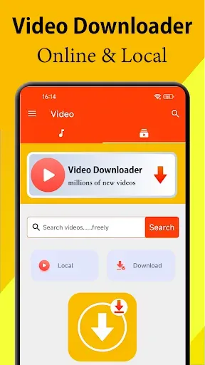 Скриншот 1 — Download Video, Music - Player