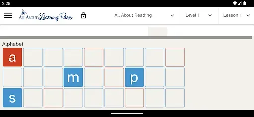 Скриншот 1 — Letter Tiles for Learning