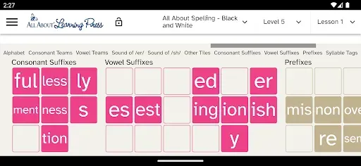 Скриншот 5 — Letter Tiles for Learning
